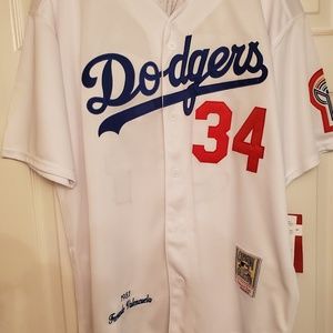 New XL Dodgers Fernando Valenzuela Jersey
